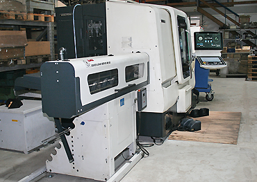 Dreh- und Fräsmaschine NLX 2000/500 mit Stangenautomat